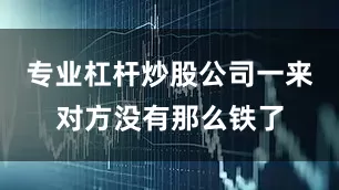 专业杠杆炒股公司一来对方没有那么铁了